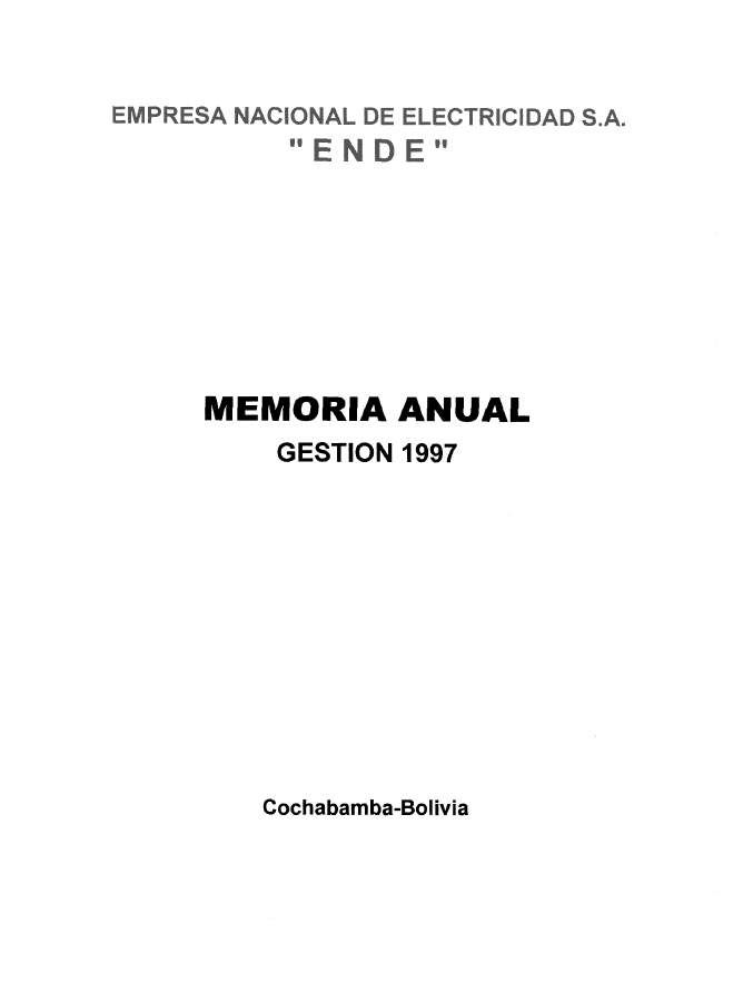 Memoria 1997