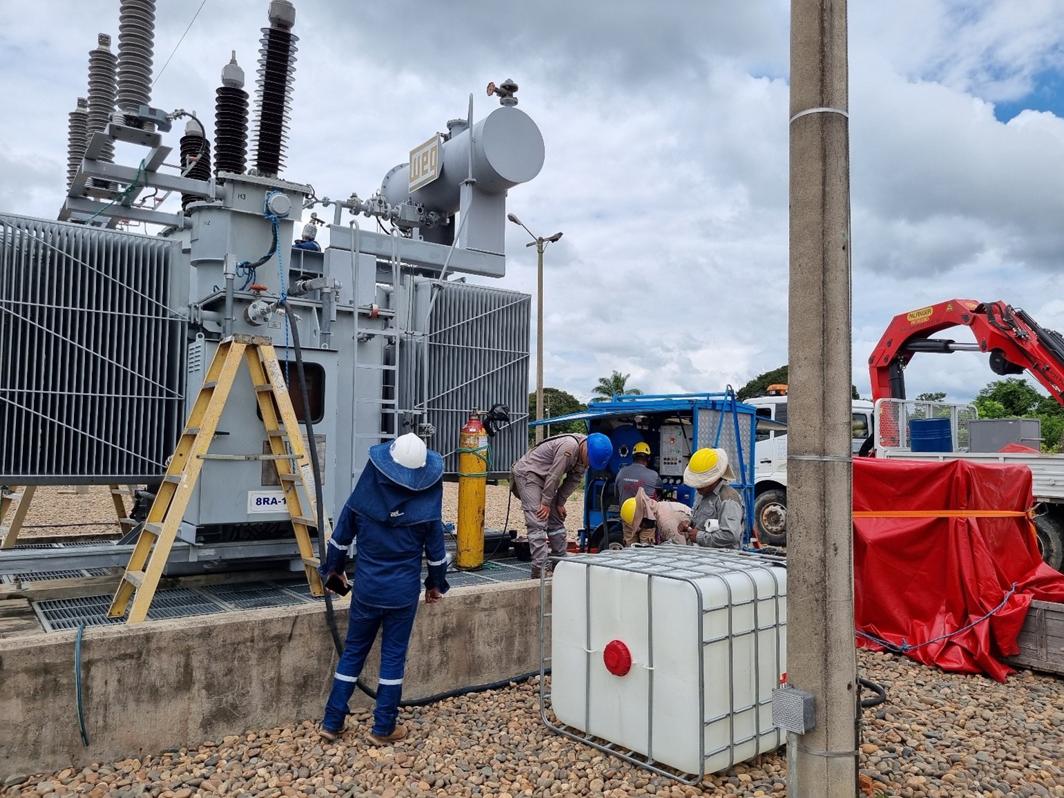 ENDE realizó el mantenimiento de la subestación San Ignacio de Moxos Beni