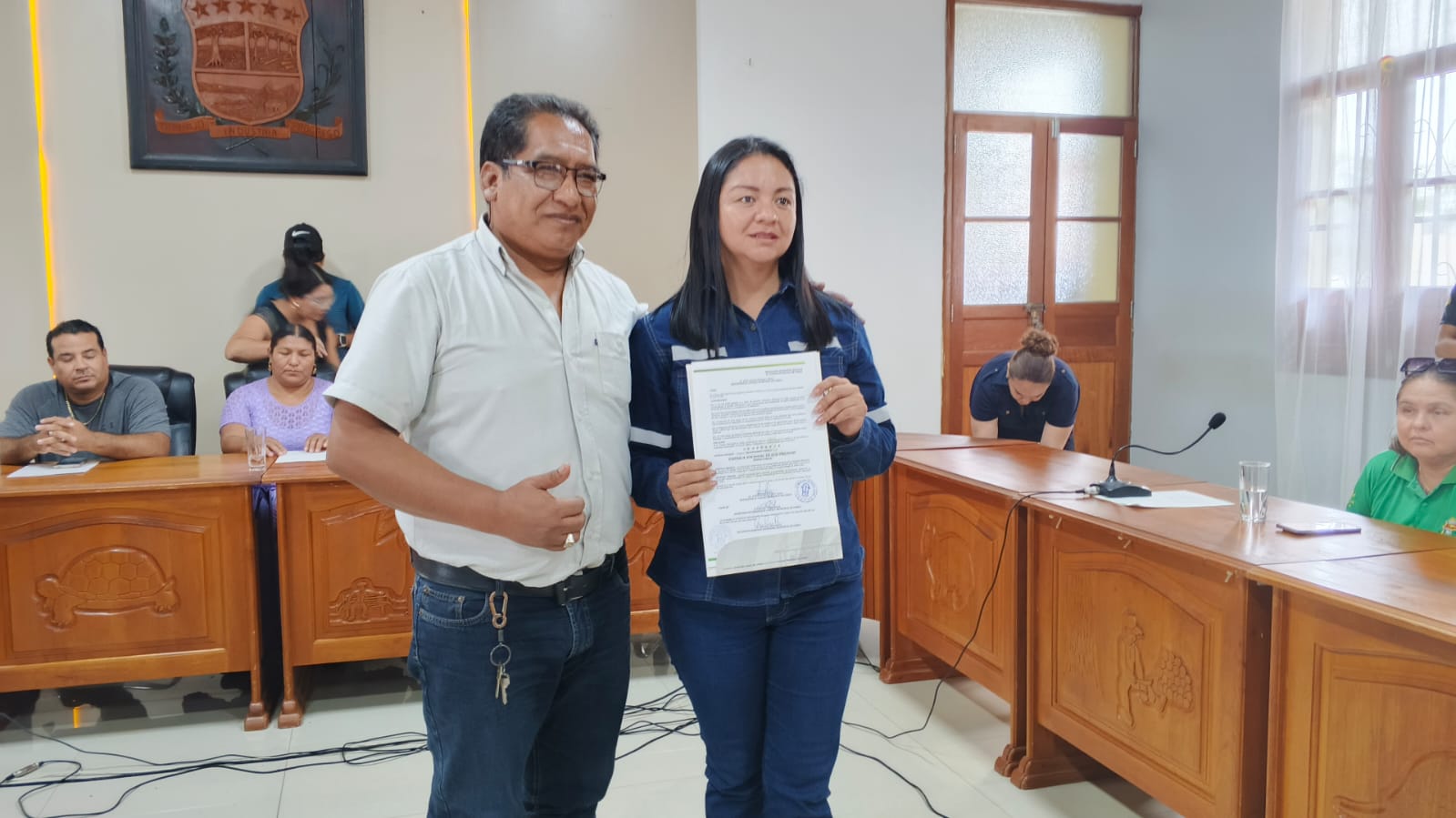 CONCEJO MUNICIPAL DE COBIJA RECONOCE A ENDE POR CONTRIBUIR A PRECAUTELAR LA