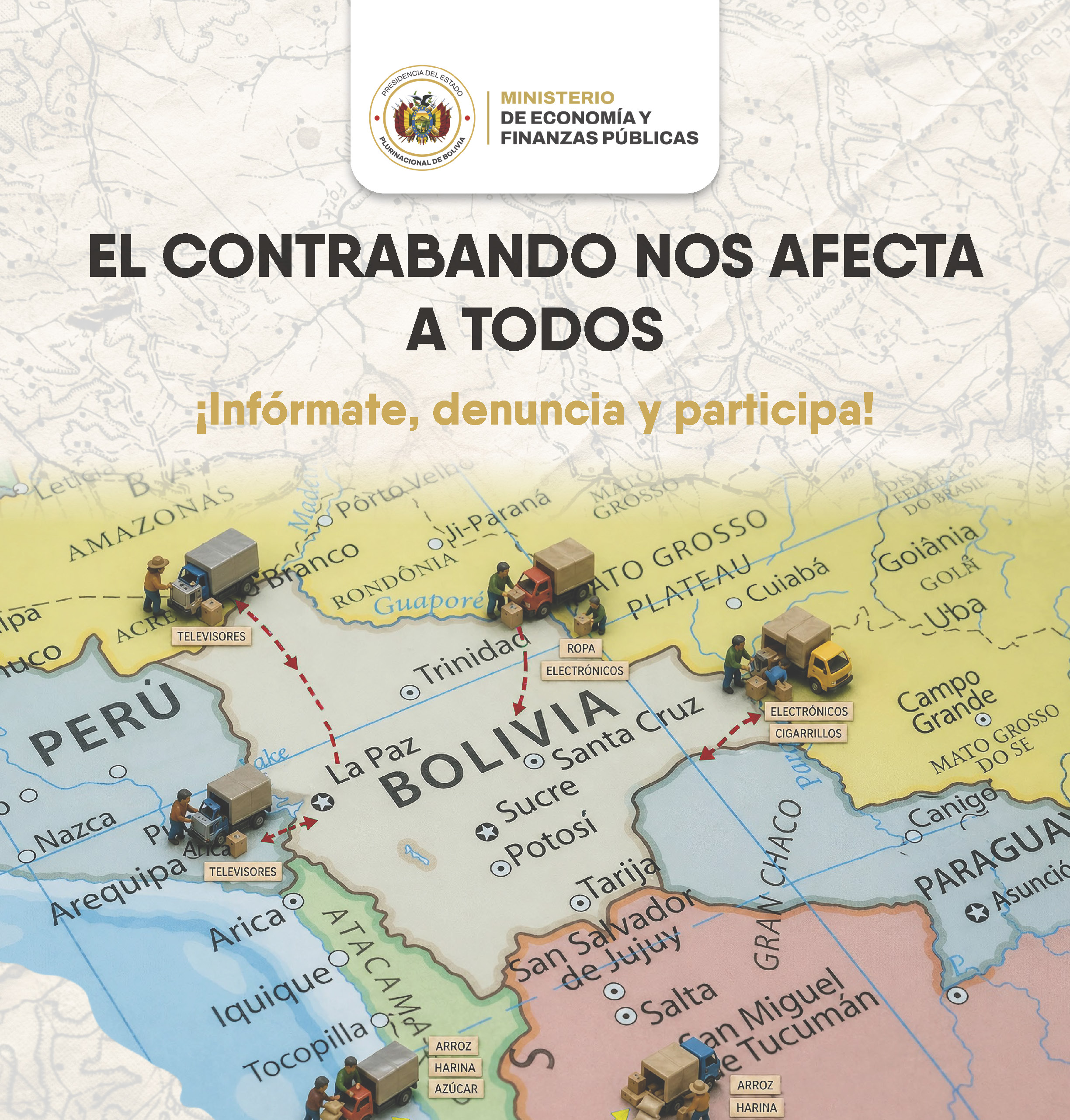 Cartilla informativa: “El contrabando nos afecta a todos. ¡Infórmate, denuncia y participa!”